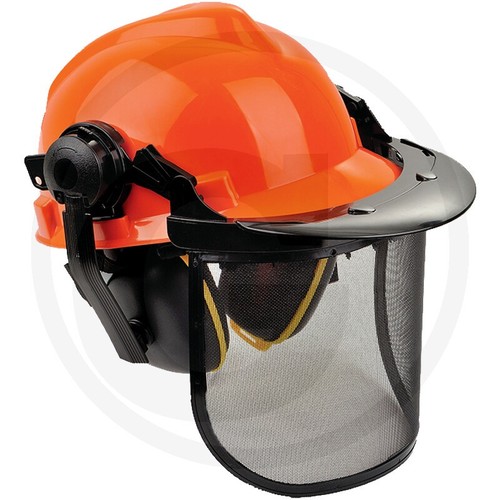 Casco elmetto forestale con - casco,