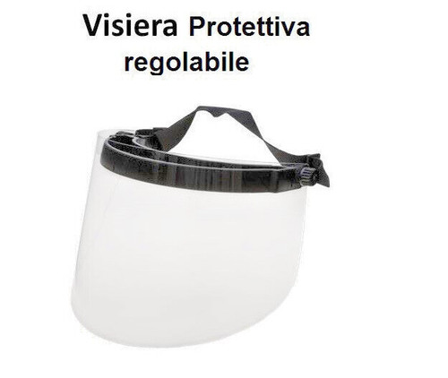 Visiera protettiva regolabile - visiera,