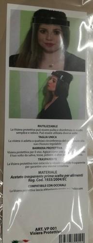 Visiera protettiva 001 - visiera, vp