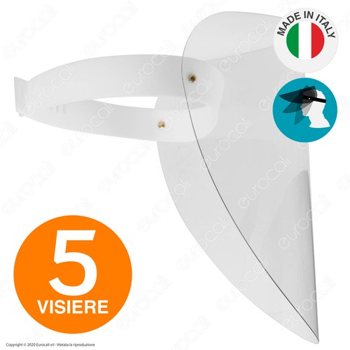Visiere parafiato - 5x,