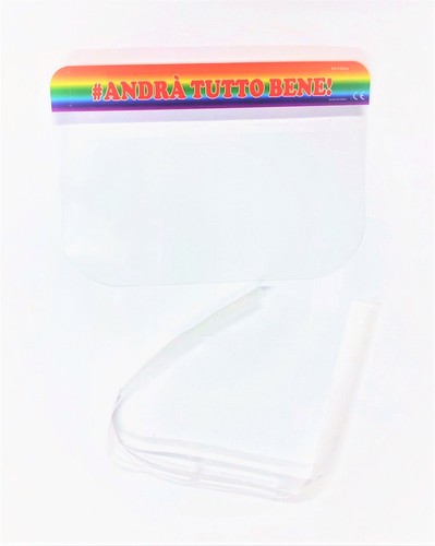 Visiera arcobaleno protettiva - visiera,