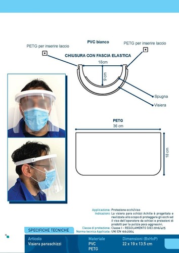 3pz visiera protettiva viso - 3pz,